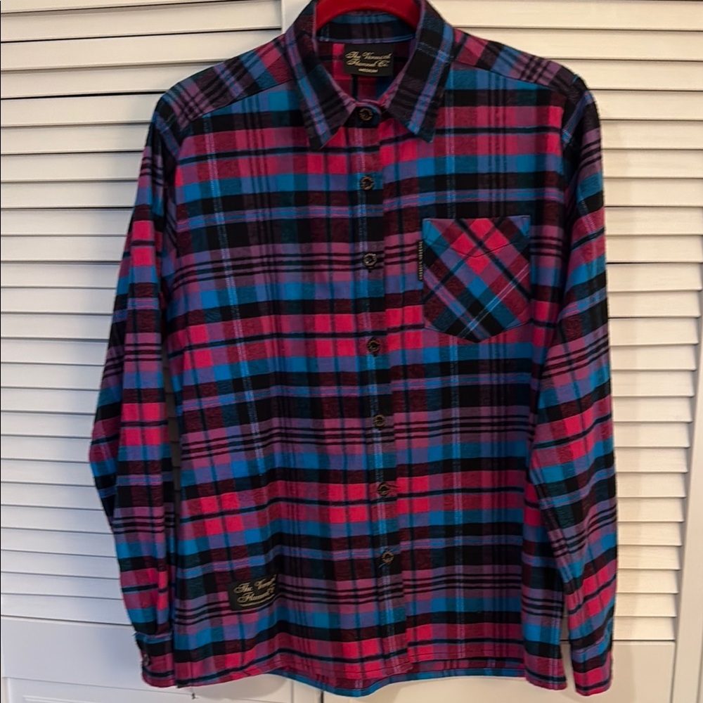 Classic Plaid Women’s Shirt - Pink and Blue